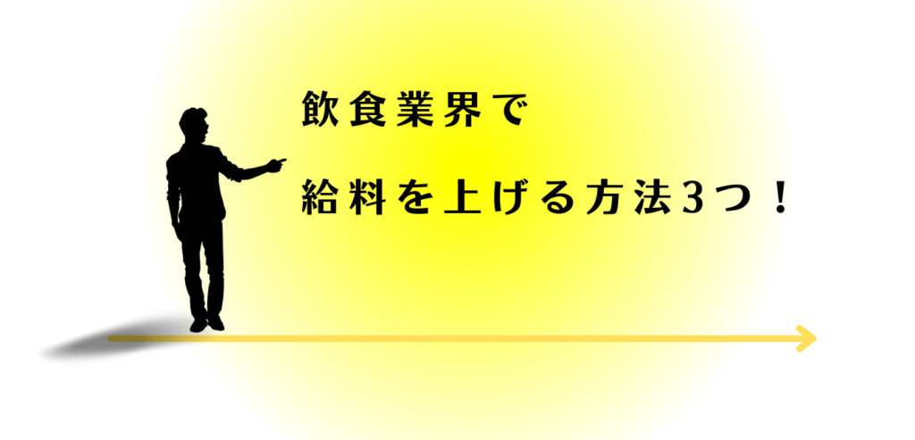 飲食業界内で給料を上げる方法を解説する男性アドバイザー